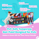 12 Vibrant Non Toxic and Temporary Pets Hair Dyes