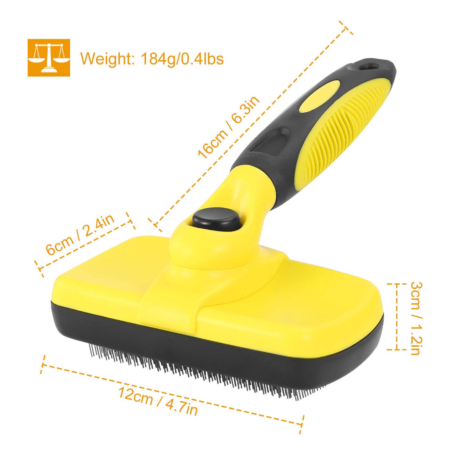 Self Cleaning Slicker Pets Brush