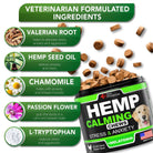 Hemp Calming Chews for Dogs with Anxiety and Stress