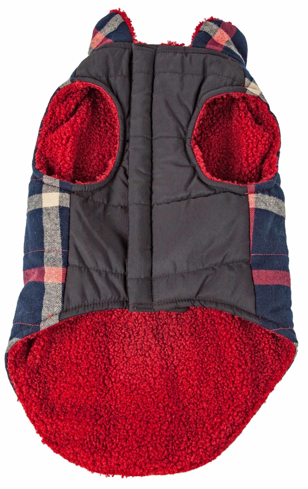 Classical Plaided Insulated Pet Jacket