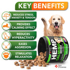 Hemp Calming Chews for Dogs with Anxiety and Stress