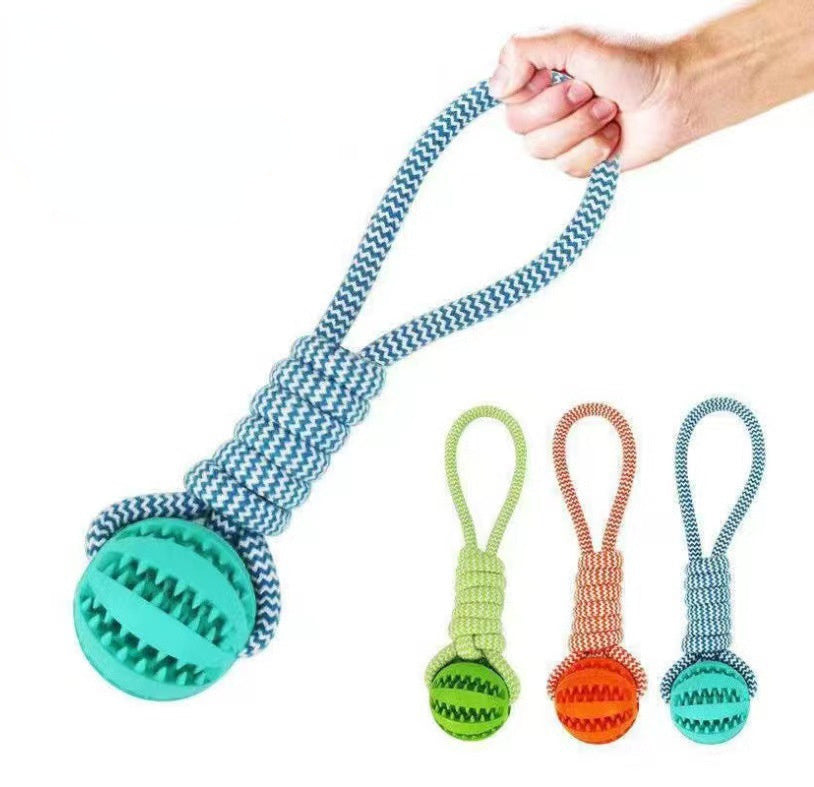 dog toys hemp rope rubber