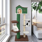 Multi-level Pets Tree with Condo and Anti-tipping Device