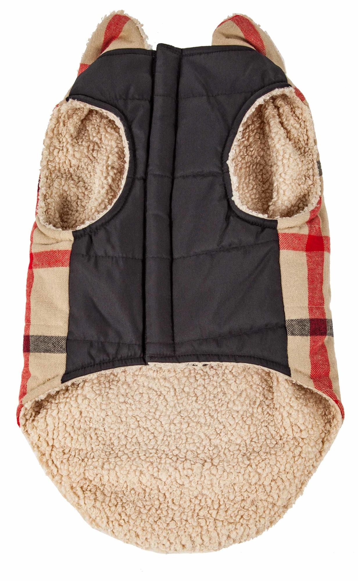 Classical Plaided Insulated Pet Jacket