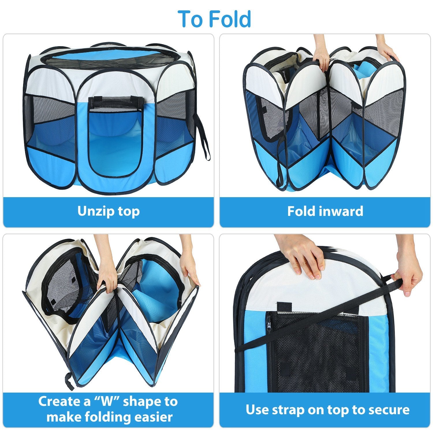 Portable Foldable Pet Playpen