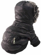 Metallic Fashion Pet Parka Coat