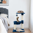 Multi-level Pets Tree with Scratching Posts and Cat Hammock