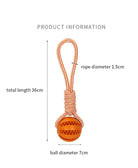 dog toys hemp rope rubber